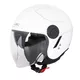 W-TEC Vernante Motorroller Helm - Black Matt-Corsa Red - Glossy White