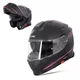 W-TEC Venero Klapphelm - Glossy Black-Neon Yellow - Rosanero