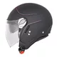 W-TEC Vernante Motorroller Helm - Black Matt-Corsa Red