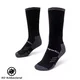 Höhere Socken aus Merino inSPORTline Meritic Crew AG+ antibakteriell - schwarz-grau