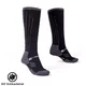Merino-Socken inSPORTline Meritic Ski AG+ antibakteriell - schwarz-grau