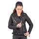 W-TEC Brinea Damen Motorrad Lederjacke