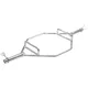 Hex Olympic Schaft inSPORTline Hexlif 140cm/50mm - 21,8kg - bis zu 200kg - mit Klemmen