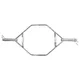 Hex Olympic Schaft inSPORTline Hexlif 140cm/50mm - 21,8kg - bis zu 200kg - mit Klemmen