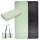 Skládací podložka na cvičení inSPORTline Misette 180x61x0,8 cm - blau-schwarz - matcha zeleno-černá