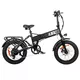 Klappbares Elektro-Fatbike inSPORTline ISL Baxom 20" - schwarz