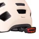 Kinder-Fahrradhelm mit LED-Licht ISL Lumitto - Pearl Weiss