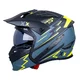 W-TEC Badalone Graphic Modular-Helm - matně černá-žlutá
