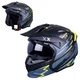 W-TEC Badalone Graphic Modular-Helm - matně černá-žlutá - matně černá-žlutá