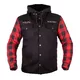 W-TEC Black Heart Radikaal Motorradjacke - rot-schwarz