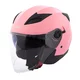 W-TEC Barcela Carmesi Offener Helm - rot - rosa