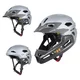 Junior Downhill Helm W-TEC Estreito - Magic Matt Black - Matt Metal