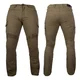 W-TEC Wallbridge Olive Moto Jeans - olivgrün