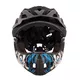 W-TEC Delgada Kinder-Downhill-Helm - Golden Stars