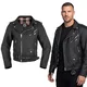 W-TEC Brineo Herren Lederjacke - mattschwarz - mattschwarz
