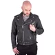 W-TEC Brineo Herren Lederjacke - mattschwarz