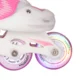 Kinderrollschuhe inSPORTline Caneto mit LED-Vorderrädern