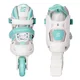 Kinderrollschuhe inSPORTline Tealero mit LED-Vorderrädern