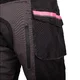W-TEC Barbata Damen-Motorradhose - Schwarz-Grau-Rosa