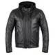 W-TEC Murayo II Leder-Motorradjacke - schwarz