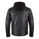 W-TEC Murayo II Leder-Motorradjacke - schwarz