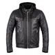W-TEC Murayo Leder-Motorradjacke - schwarz - schwarz