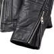W-TEC Murayo Leder-Motorradjacke - schwarz