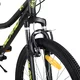 Hiland Climber 24" Junior-Mountainbike • 140–160 cm - schwarz