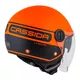 Motorradhelm Cassida Handy Plus Linear orange matt/schwarz