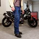 Herren-Motojeans W-TEC Biterillo Evo - schwarz