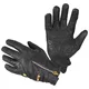 W-TEC Perchta Damen Leder Motorradhandschuhe - schwarz - schwarz
