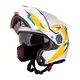 W-TEC Vexamo PI Graphic Klapphelm mit Pinlock® - White Graphic