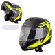 W-TEC Vexamo PI Graphic Klapphelm mit Pinlock® - White Graphic - Black Graphic