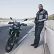 W-TEC Burdys Evo Herren-Motorradjacke - schwarz-grau-grün