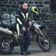 W-TEC Brandon Herren Motorradjacke - schwarz-fluo gelb