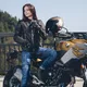 W-TEC Perchta Damen Leder Motorradhandschuhe - schwarz