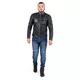 W-TEC Losial Leder Motorradjacke - schwarz