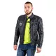W-TEC Losial Leder Motorradjacke - schwarz