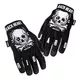 W-TEC Web Skull Motorrradhandschuhe - schwarz - schwarz