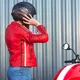 W-TEC Angeric Rust Flag Motorradhelm - Rust Flag