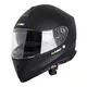 Motorradhelm W-TEC V127 - mattschwarz - mattschwarz