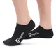 Bamboo-Socken inSPORTline Silvatic Ankle AG+ antibakteriell - 3 Paar - schwarz