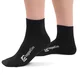 Bambus Zwischensocken inSPORTline Silvatic Mid AG+ antibakteriell - 3 Paar - schwarz