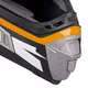 Motorradhelm W-TEC Dualsport - Fluo Gelb-Blau