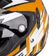 Motorradhelm W-TEC Dualsport - Fluo Gelb-Blau