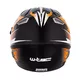 Motorradhelm W-TEC Dualsport - Fluo Gelb-Blau