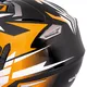 Motorradhelm W-TEC Dualsport - Fluo Gelb-Blau