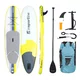 Paddleboard mit Zubehör inSPORTline WaveTrip 10'6" G3 - gelb - gelb