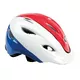 Kross Infano Kinder Fahrradhelm - rot-wess-blau - rot-wess-blau