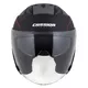 Cassida Jet Tech RoxoR Motorradhelm schwarz matt/weiß/rot/grau - L(59-60)